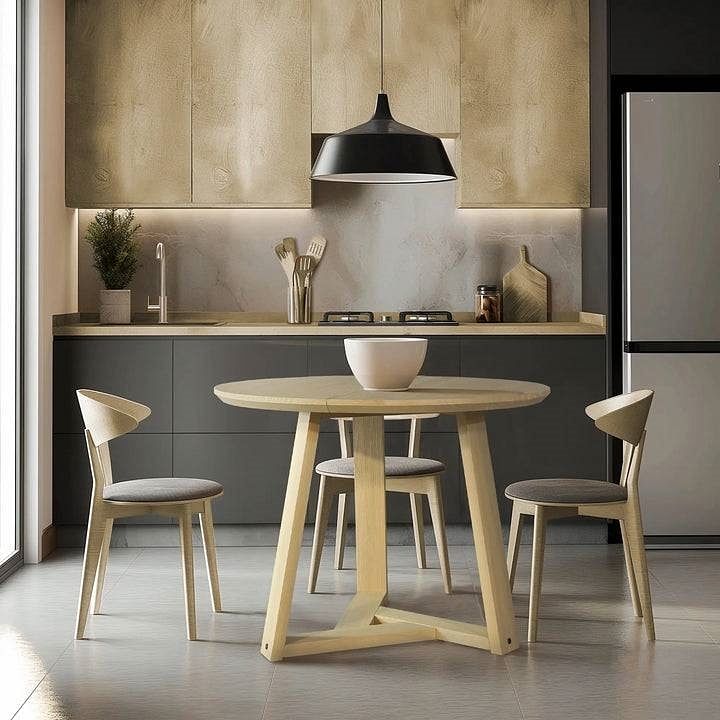 Round Dining Table with Seats